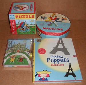 Lot of Madeline Stationary Items, Diary, Puzzles, Shadow Puppets by Mudpuppy  - Imagen 1 de 2