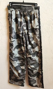 Starter Pants Boys XL 14-16 Green Camouflage Elastic Waist Athletic Military - Picture 1 of 10
