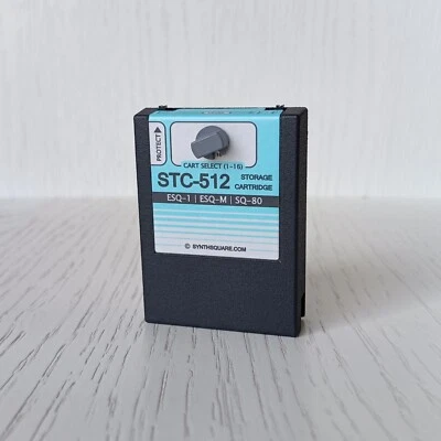 64-IN-1 Ensoniq ESQ-1, ESQ-M, SQ-80 Rewritable Cartridge RAM Foto 1 de 4
