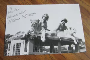 Virginia McKenna Actress Autographed Signed 4X6 Photo "Born Free" Joy Adamson - Picture 1 of 3