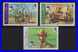 GAMBIA 1982 BOY SCOUTS SC#442-44 VF MNH (D01) - Picture 1 of 1