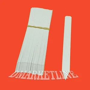 100-White 6"x 5/8 Quality Plastic Plant Labels Nursery Stake Tags marker etique - Picture 1 of 1