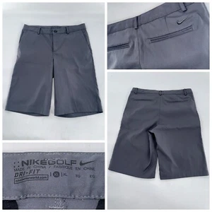 Nike Dri-Fit Golf Shorts 10.5” Inseam Boys XL Gray Poly Spandex NWOT YGI G4-148 - Picture 1 of 15