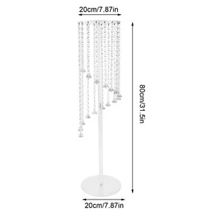 10* Crystal Flower Stand Wedding Centerpieces For Tables 80cm Tall Flower Stand - Picture 1 of 14