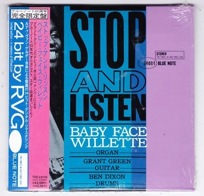 Baby Face Willette – Stop And Listen CD New Sealed (Japan) Mini Album Sleeve - Image 1 of 2