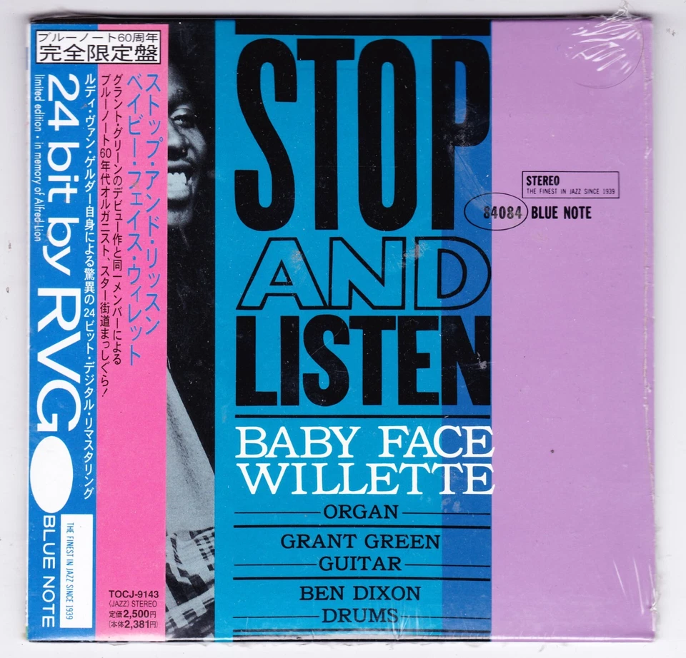 Baby Face Willette – Stop And Listen CD New Sealed (Japan) Mini Album Sleeve - Image 1 of 1