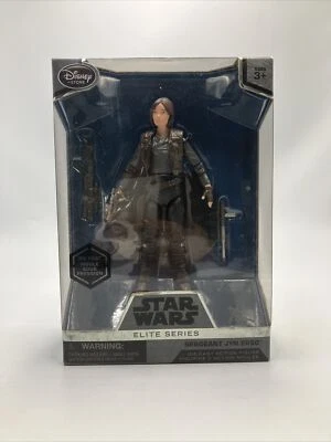 星球大战精英系列中士 Jyn Erso 压铸人偶迪士尼商店 Rogue One — 第 1/4 张图片
