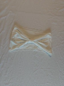 Damen Bandeau Top Shein Größe Xl Schleifendetail Weiß 24275 - Bild 1 von 14
