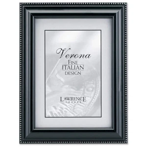 Lawrence 4x6 Verona Beaded Wood Picture Frame - Black (Same Shipping Any Qty) - Picture 1 of 3