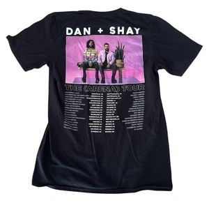 Dan + Shay Official The Arena Tour Graphic T-Shirt Black Unisex Sz S - Picture 1 of 4