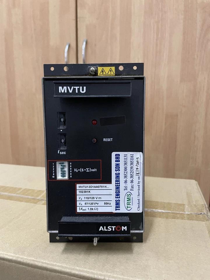 68013 Relay Definite time delayed neutral displacement  Alstom MVTU13  - Image 1 of 3