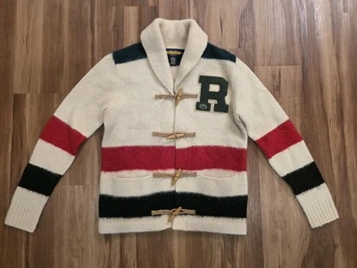 Rugby Ralph Lauren Varsity Cardigan Sweater- Size Medium - Image 1 of 4