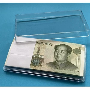 1999 China Banknote 5thset RMB 100PCS 1yuan Continuous Number 100 PCS 1 BUNDLE - Picture 1 of 6