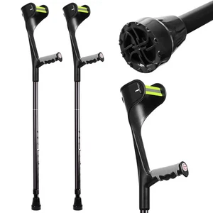 Forearm Crutches for Adults, Upgraded Heightened Forearm Crutches, 10-Level A... - Picture 1 of 18