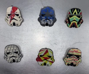 Star Wars Mystery PinBack Lapel Pin Hat Pin Enamel Pin StormTrooper Pin Lot 6 - Bild 1 von 2