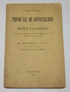 Roque - Histoire de la presqu'île de Gennevilliers et du Mont Valérien - 1889 - Picture 1 of 1