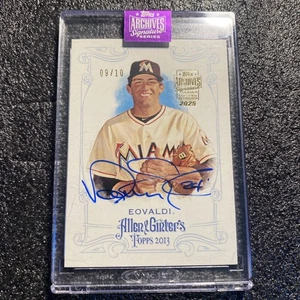 🔥📈 2013 Allen Ginter Nathan Eovaldi Topps Archives Auto /10🔥 - Picture 1 of 11