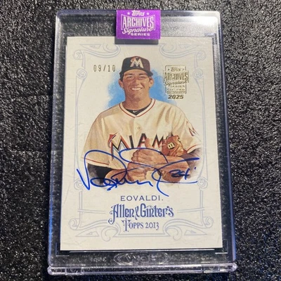 🔥📈 2013 Allen Ginter Nathan Eovaldi Topps Archives Auto /10🔥  - Image 1 of 4