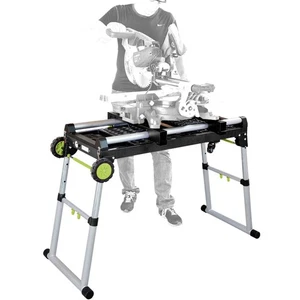 Untergestell Arbeitstisch Maschinentisch Kappsäge Gehrungssäge Rollbrett Tritt - Bild 1 von 7