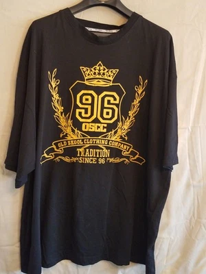 4 LX Mens Old Skool Clothing Co t shirt Black Mens 4X - Image 1 of 2