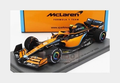 1:43 SPARK Mclaren F1 Mcl36 Mercedes #4 Miami 2022 Lando Norris S8535 - Immagine 1 di 2