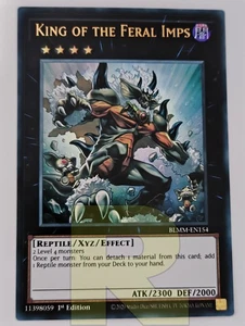 Re Degli Imp Selvaggi / King of the Feral Imps ® Ultra Rara ® BLMM-EN154 Inglese - Picture 1 of 2