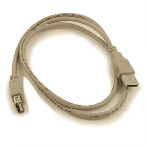 3ft USB 2.0 EXTENSION Type A Male to A FEMALE Cable  Beige - Picture 1 of 3