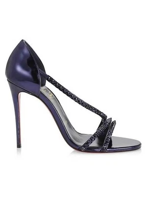 Christian Louboutin SO SPIKE 100 Sandalias Tacones Tachonados con Tiras Zapatos $945 Foto 1 de 4