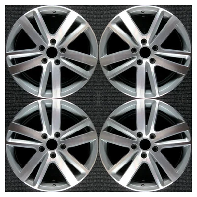 Set 2010 2011 2012 2013 2014 2015 Audi Q7 OEM Factory Original Wheels Rims 58862 - Imagem 1 de 4