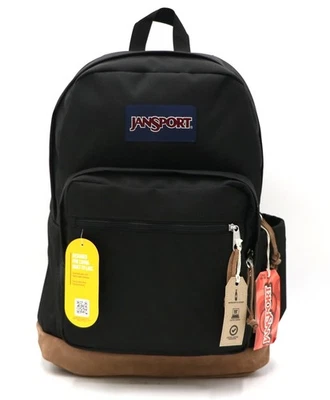 Jansport "Right Pack" Backpack Suede School Book Bag Laptop Original Authentic - Image 1 of 4