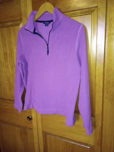 Lands End NanoTex ThermaCheck Stoff tailliert Basisschicht klein lila Gorpcore 1/4 - Bild 1 von 21