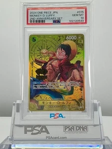 PSA10 One Piece Card Monkey D. Luffy 2nd Anniversary Set ST13-015 SR Japanese - Bild 1 von 2