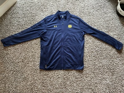 NWT - Men’s Under Armour Notre Dame Sideline Command Full Zip Jacket Size Large - Image 1 of 4