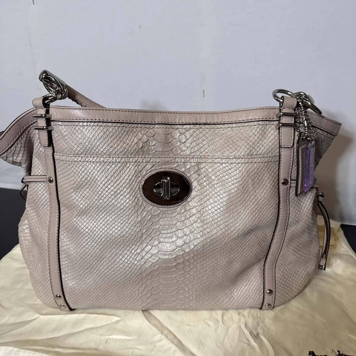 Coach Python Bags & Handbags for Women for sale | eBay