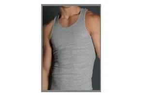 🔥 3-grau - Herren Unterhemd - Unterwäsche - Tank Tops, Wife Beater, Gr. 3XL. "A" - Bild 1 von 1