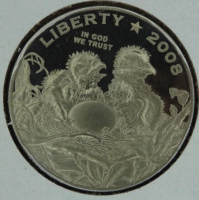 2008-S Bald Eagle Proof Half Dollar Commemorative US Mint 50C Coin BU - Image 1 of 2