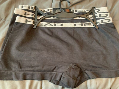 Женские бесшовные трусики-бойшорты нижнее белье упаковка 3 шт. черные размер большой - Изображение 1 из 4