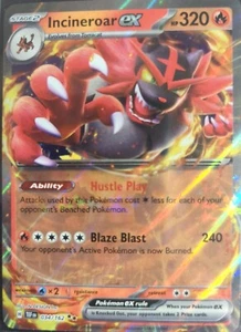 Incineroar ex – 034/162 – Temporal Forces – NM/M - Picture 1 of 1