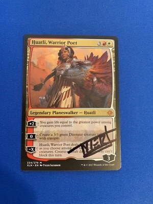 MTG Magic Huatli, Warrior Poet Signed Artist Proof  x1 Ixalan Tyler Jacobson - Image 1 of 2
