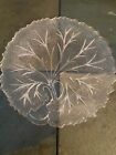 Vintage Pink Depression Glass Plate “Tree of life” 8.25 in