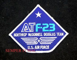 ATF-23 GREY GHOST HAT PATCH PIN UP YF-23 BLACK WIDOW STEALTH FIGHTER WING WOW** - Picture 1 of 24