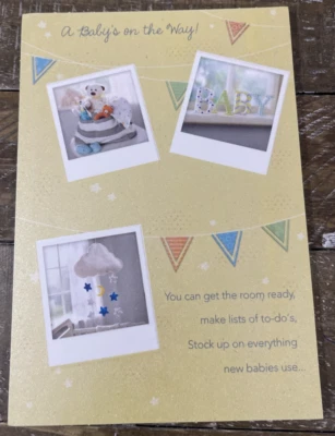 Tarjeta de felicitación American Greetings Baby Shower con sobre - Totalmente nueva - ENVÍO N 24 HORAS Foto 1 de 3