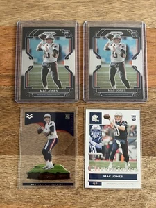 Lote de tarjetas de novato Mac Jones (4) - Prizm Black x2 Magnitude SP Chronicles Patriots - Imagen 1 de 2
