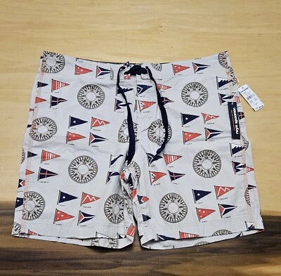 НОВЫЙ W ЯРЛЫК REYN SPOONER ЯХТСМЕН МУЖСКИЕ ПЛАВКИ РАЗМЕР 40 - Изображение 1 из 4