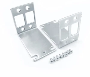 NUEVO 19 IN Kit de montaje en rack CISCO 1800 1801 1802, ACS-1800-RM-19, 2 orejas con 8 tornillos - Imagen 1 de 1