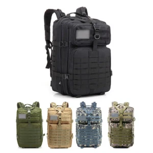 Molle 45L Tactical Backpack Outdoor Travel Camping Hiking Trek Military Rucksack - Picture 1 of 15