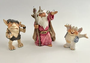 Vintage 1980s - Krystonia Figures - Lot of 3 - England - Groc Triumph N Borg - Picture 1 of 19