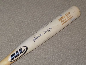 Alfonso Soriano Maple Max gebrauchter signierter Schläger Washington Nationals Yankees Cubs - Bild 1 von 7