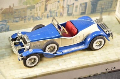 MATCHBOX MODELS OF YESTERYEAR 1931 STUTZ BEARCAT Y-14 SCALA 1/44 DIE CAST - Immagine 1 di 4