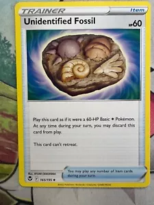 Unidentified Fossil Non Holo English Pokemon TCG BKAP124 - Picture 1 of 1
